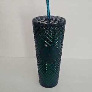 NWOT Starbucks Green Jeweled Venti Tumbler